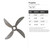 Propeller Steel Cutout Shape, Raw Metal Wall Art and Craft Supply
