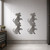Puppy 2 Steel Cutout Shape, Raw Metal Wall Art and Craft Supply