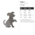 Puppy 2 Steel Cutout Shape, Raw Metal Wall Art and Craft Supply