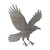 Raven 2 Steel Cutout Shape, Raw Metal Wall Art and Craft Supply