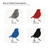 Robin 3 Steel Cutout Shape, Raw Metal Wall Art and Craft Supply