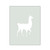Llama 3 Reusable Mylar Stencil, 10 mil Plastic Paint Stencil for Crafts and Decor