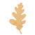 Oak Leaf 1 Wood Cutout for Crafts, Unfinished Baltic Birch Craft Shape