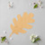 Oak Leaf 2 Wood Cutout for Crafts, Unfinished Baltic Birch Craft Shape