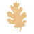 Oak Leaf 3 Wood Cutout for Crafts, Unfinished Baltic Birch Craft Shape