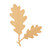 Oak Leaf Pair Wood Cutout for Crafts, Unfinished Baltic Birch Craft Shape