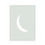 Moon 1 Reusable Mylar Stencil, 10 mil Plastic Paint Stencil for Crafts and Decor