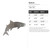 Salmon Steel Cutout Shape, Raw Metal Wall Art and Craft Supply