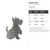 Scottie Dog Steel Cutout Shape, Raw Metal Wall Art and Craft Supply