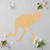 Ostrich Wood Cutout for Crafts, Unfinished Baltic Birch Craft Shape
