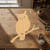 Owl On Branch Wood Cutout for Crafts, Unfinished Baltic Birch Craft Shape
