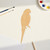 Parakeet Wood Cutout for Crafts, Unfinished Baltic Birch Craft Shape