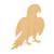 Parrot 2 Wood Cutout for Crafts, Unfinished Baltic Birch Craft Shape