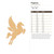 Pegasus Wood Cutout for Crafts, Unfinished Baltic Birch Craft Shape