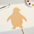 Penguin 1 Wood Cutout for Crafts, Unfinished Baltic Birch Craft Shape