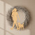 Person Walking Dog Wood Cutout for Crafts, Unfinished Baltic Birch Craft Shape