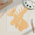 Moose Head Wood Cutout for Crafts, Unfinished Baltic Birch Craft Shape