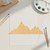 Mountain Range 2 Wood Cutout for Crafts, Unfinished Baltic Birch Craft Shape