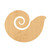 Nautilus Shell Wood Cutout for Crafts, Unfinished Baltic Birch Craft Shape