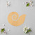 Nautilus Shell Wood Cutout for Crafts, Unfinished Baltic Birch Craft Shape