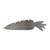 Carrot 2 Steel Cutout Shape, Raw Metal Wall Art and Craft Supply