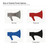 Megaphone 2 Steel Cutout Shape, Raw Metal Wall Art and Craft Supply