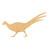 Pheasant Wood Cutout for Crafts, Unfinished Baltic Birch Craft Shape