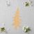 Pine Tree 2 Wood Cutout for Crafts, Unfinished Baltic Birch Craft Shape