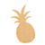 Pineapple 3 Wood Cutout for Crafts, Unfinished Baltic Birch Craft Shape