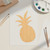 Pineapple 3 Wood Cutout for Crafts, Unfinished Baltic Birch Craft Shape
