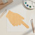 Pointing Finger Wood Cutout for Crafts, Unfinished Baltic Birch Craft Shape