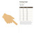 Pointing Finger Wood Cutout for Crafts, Unfinished Baltic Birch Craft Shape