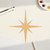 Polaris Star Wood Cutout for Crafts, Unfinished Baltic Birch Craft Shape