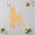 Poodle 1 Wood Cutout for Crafts, Unfinished Baltic Birch Craft Shape