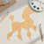 Poodle 2 Wood Cutout for Crafts, Unfinished Baltic Birch Craft Shape