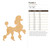 Poodle 2 Wood Cutout for Crafts, Unfinished Baltic Birch Craft Shape