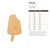Popsicle Wood Cutout for Crafts, Unfinished Baltic Birch Craft Shape