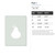 Pear 1 Reusable Mylar Stencil, 10 mil Plastic Paint Stencil for Crafts and Decor