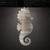 Seahorse Steel Cutout Shape, Raw Metal Wall Art and Craft Supply