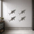 Shark 5 Steel Cutout Shape, Raw Metal Wall Art and Craft Supply