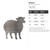 Sheep 2 Steel Cutout Shape, Raw Metal Wall Art and Craft Supply