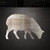 Sheep 3 Steel Cutout Shape, Raw Metal Wall Art and Craft Supply
