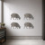 Sheep 3 Steel Cutout Shape, Raw Metal Wall Art and Craft Supply