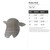Sheep Head Steel Cutout Shape, Raw Metal Wall Art and Craft Supply