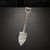 Shovel 2 Steel Cutout Shape, Raw Metal Wall Art and Craft Supply
