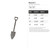 Shovel 2 Steel Cutout Shape, Raw Metal Wall Art and Craft Supply