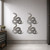Snake 3 Steel Cutout Shape, Raw Metal Wall Art and Craft Supply