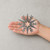 Snowflake Star Steel Cutout Shape, Raw Metal Wall Art and Craft Supply