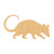 Possum Wood Cutout for Crafts, Unfinished Baltic Birch Craft Shape