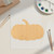 Pumpkin 3 Wood Cutout for Crafts, Unfinished Baltic Birch Craft Shape